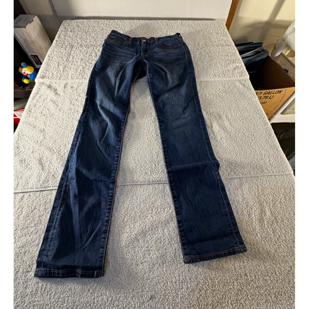 Lucky Brand Sweet 'N Straight Girls Blue Straight Jeans Size 4/27 Button